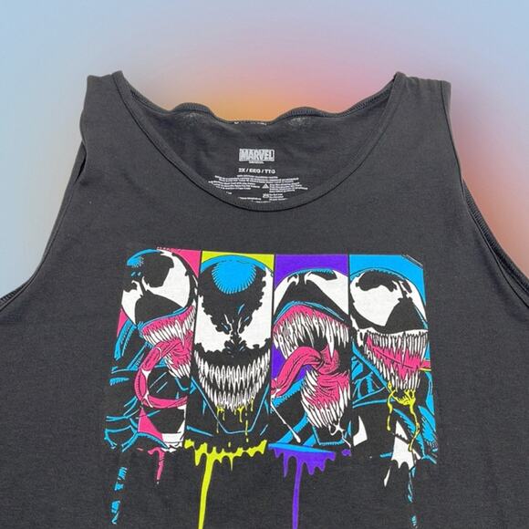 MARVEL VENOM Men’s XXL Black Tank Top - Picture 1 of 2